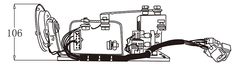 KAYOND3207直流電機叉車控制器